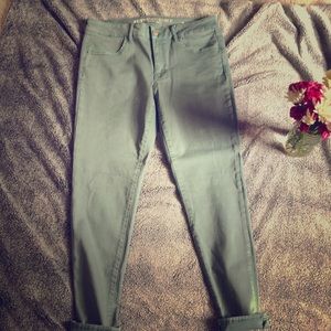 Sage green jeggings